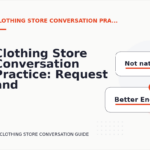 Clothing Store Conversation Practice: Request and Reply Examples